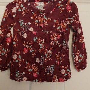 Carter's 3T floral shirt